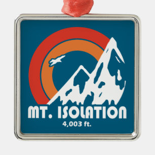 Ornamento De Metal Mt. Isolation New Hampshire Sun Eagle