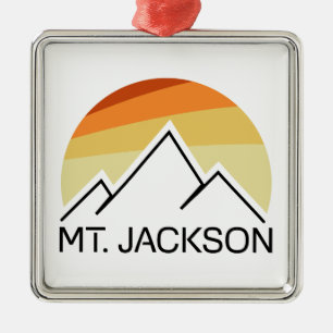Ornamento De Metal Mt. Jackson New Hampshire Retro