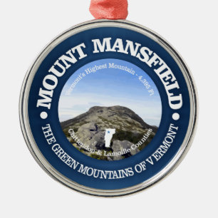 Ornamento De Metal Mt Mansfield