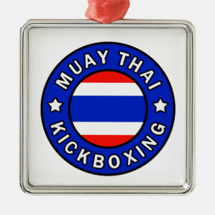 Ornamento De Metal Muay Thai