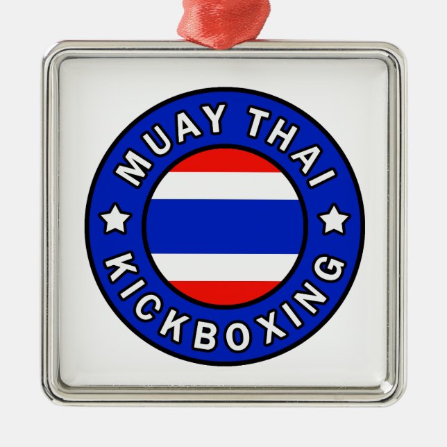 Ornamento De Metal Muay Thai (Frente)