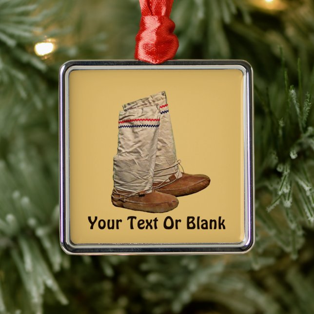 Ornamento De Metal Mukluks (Árvore)