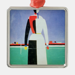 Ornamento De Metal Mulher com um ancinho, c.1928-32