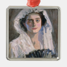 Mulher legante com ventilador negro (Fujishima Tak