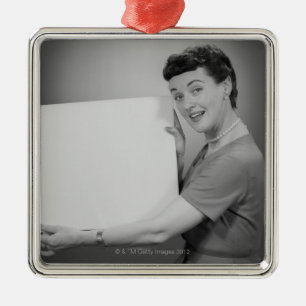 Ornamento De Metal Mulher madura