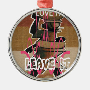 Ornamento De Metal Mulheres e crianças A vida não é justa; acostume-s