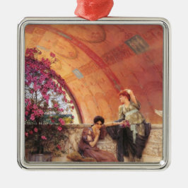 Ornamento De Metal Mulheres rivais (por Sir Lawrence Alma-Tadema)