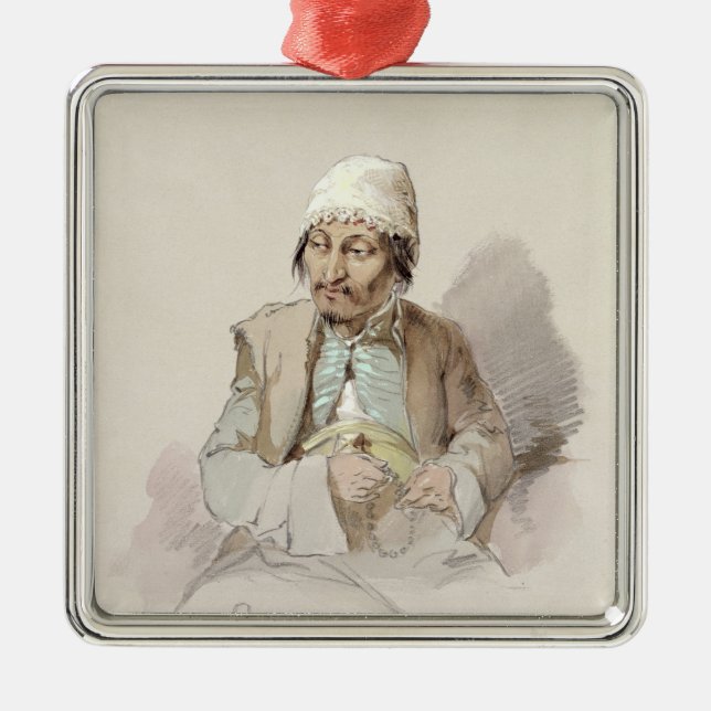 Ornamento De Metal Musa - de Kashgar, c.1855 (Frente)