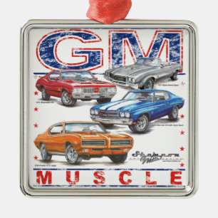 Ornamento De Metal Músculo do GM