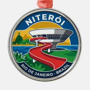 Ornamento De Metal Museu de Arte Contemporânea de Niterói Brasil