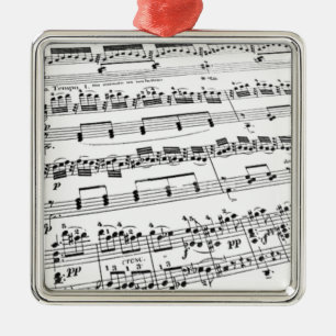 Ornamento De Metal Música de folha