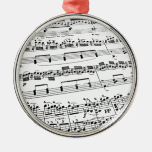 Ornamento De Metal Música de Folha