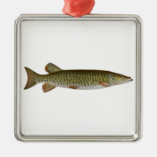 Ornamento De Metal Musky (muskellunge)