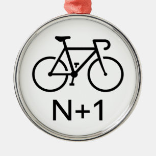 Ornamento De Metal N+1 bicicleta