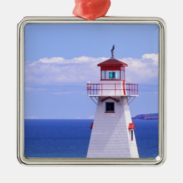 Ornamento De Metal N.A. Canadá, Ilha do Príncipe Edward. Cabo Tryon (Frente)