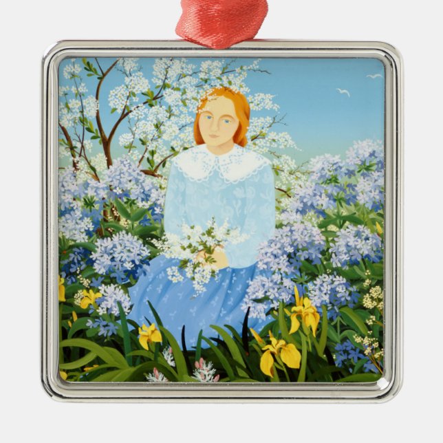 Ornamento De Metal Na costa dos sonhos (Frente)