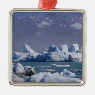 Ornamento De Metal NA, EUA, Alaska, Ruas, Elias Range, Alsek River,