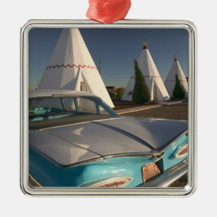 Ornamento De Metal NA, EUA, arizona, rota 66 de Holbrook, Wigwam 2