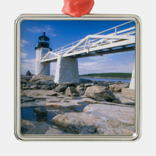 Ornamento De Metal NA, EUA, Maine, Port Clyde. Marshall Point