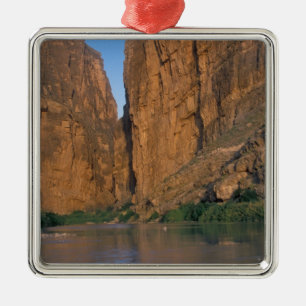 Ornamento De Metal NA, EUA, Texas, Parque Nacional Big Bend. Rio