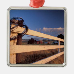 Ornamento De Metal NA, EUA, Washington, perto de Walla Walla, cerca,