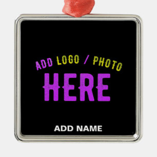 ORNAMENTO DE METAL NA MODA MODERNO PERSONALIZÁVEL NEGRO VERIFICADO CO