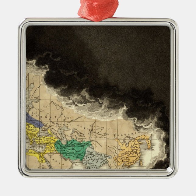 Ornamento De Metal Na morte de Constantine 337 AD (Frente)