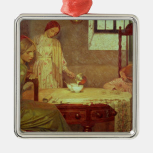 Ornamento De Metal Na profundidade de inverno