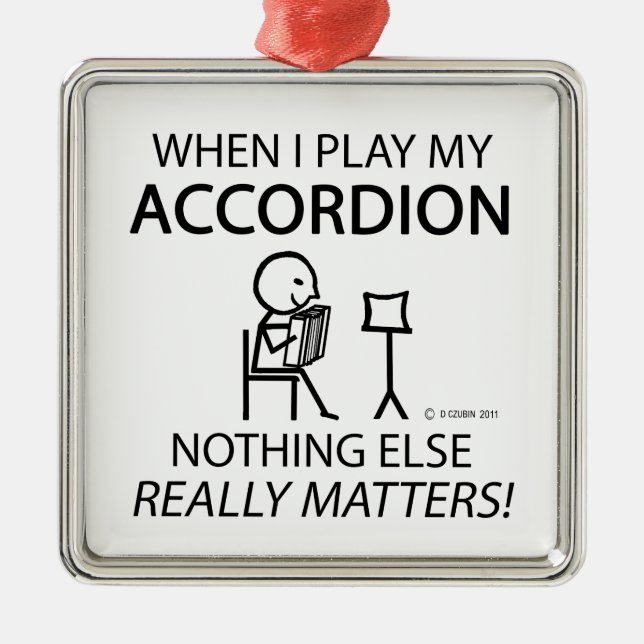 Ornamento De Metal Nada Mais Importa Acordo (Frente)