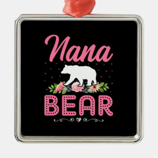 Ornamento De Metal Nana Bear
