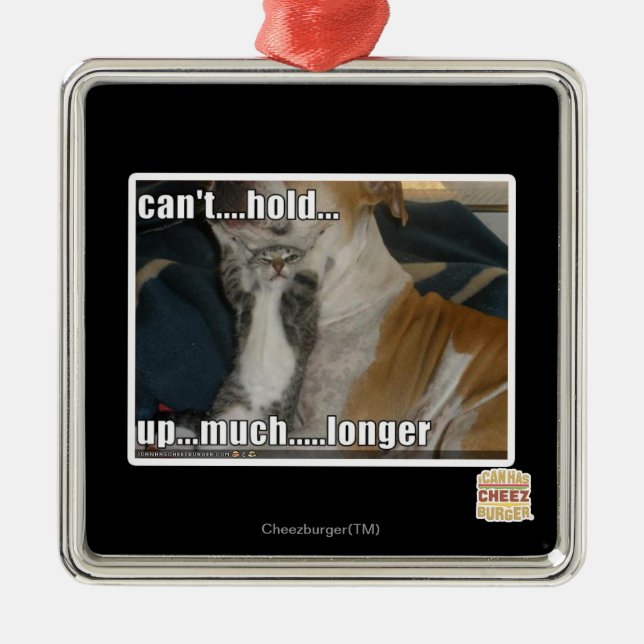 Ornamento De Metal Não aguenta muito mais (Frente)