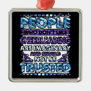 Ornamento De Metal Não confie em Pessoas que não gostam de animação