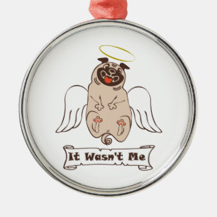 Ornamento De Metal Não foi uma citação engraçada do meu anjo