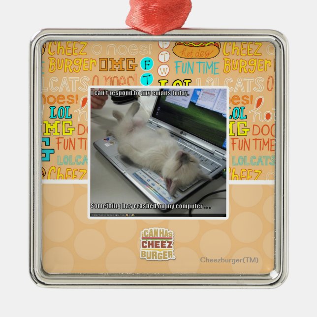 Ornamento De Metal Não pode responder (Frente)