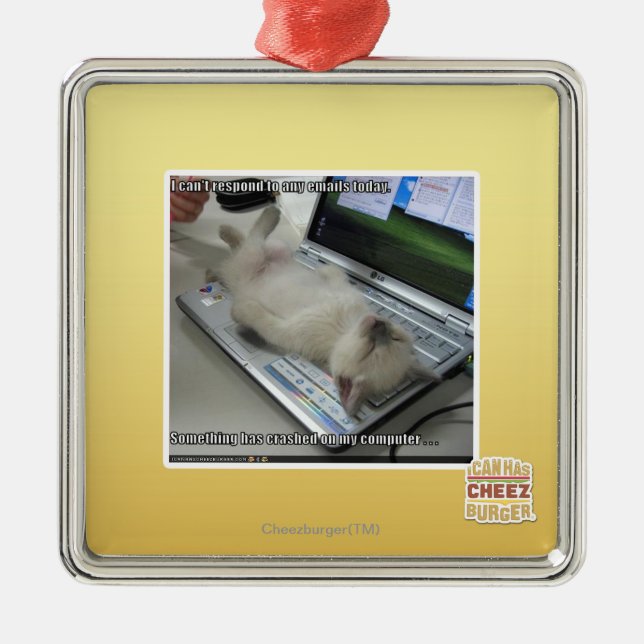 Ornamento De Metal Não pode responder (Frente)