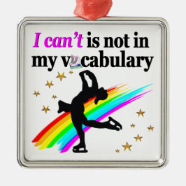 ORNAMENTO DE METAL NÃO POSSO ESTAR NA MINHA PAREDE VOCABULÁRIA