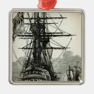 Ornamento De Metal Napoleon que rende-se para captain Maitland