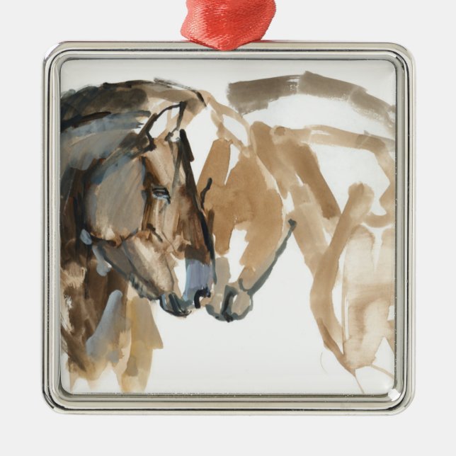 Ornamento De Metal Nariz a cheirar (Frente)