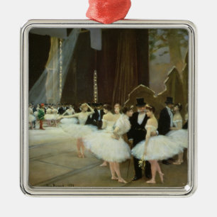 Ornamento De Metal Nas asas no teatro da ópera, 1889