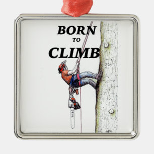 Ornamento De Metal Nascer para escalar o Arborist do cirurgião de