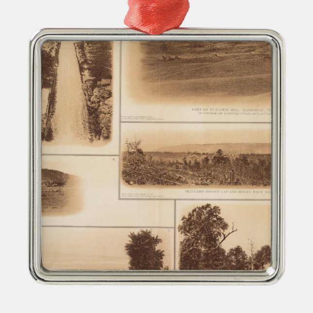 Ornamento De Metal Nashville, Tenn (Frente)