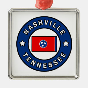 Ornamento De Metal Nashville Tennessee