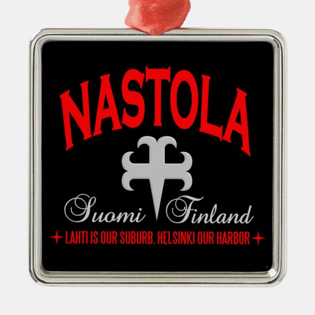 Ornamento De Metal Nastola (Frente)