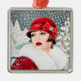 Ornamento De Metal natais vintages de arte festiva