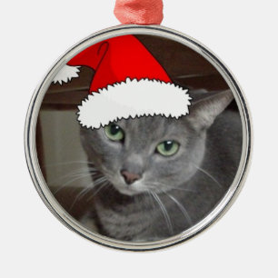 Ornamento De Metal Natal Azul Russo