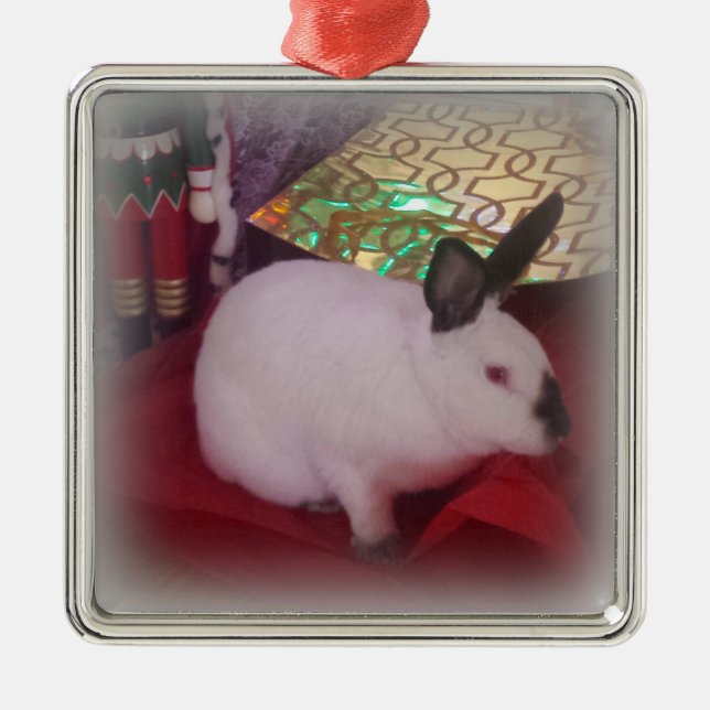 Ornamento De Metal Natal californiano (Frente)