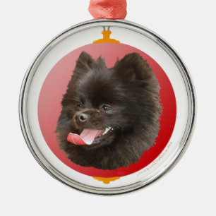 Ornamento De Metal Natal da Pomerânia