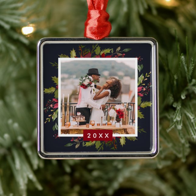 Ornamento De Metal Natal de Holiday Greenery Keepsasasak (Árvore)