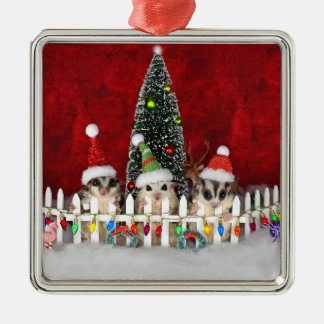 Ornamento De Metal Natal do Sugar Glider