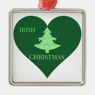 Ornamento De Metal Natal irlandês